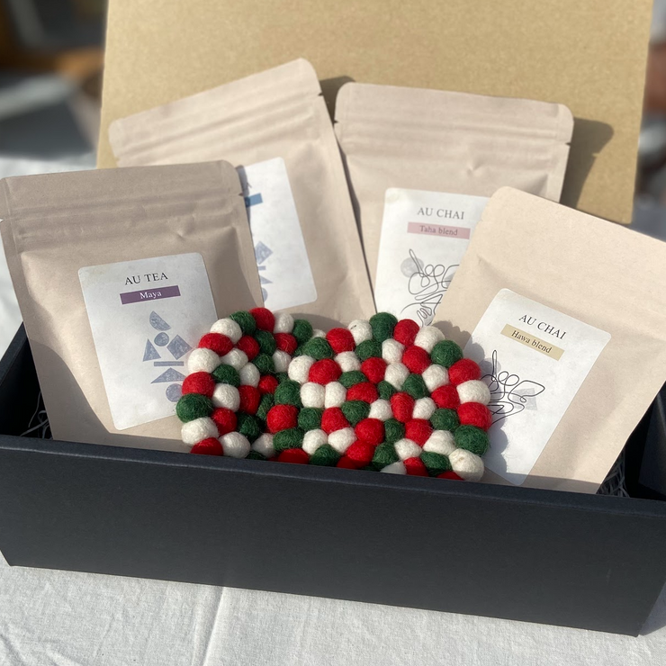 【クリスマス限定】ティーパック4種クリスマスコースターセット