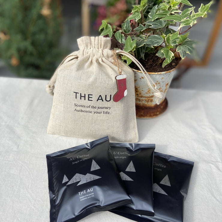 【クリスマス限定】巾着入りAU Coffeeドリップパック5個セット
